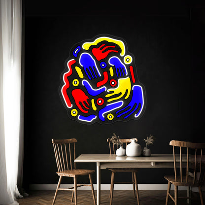 Handsy Wall Artwork Neon Signs