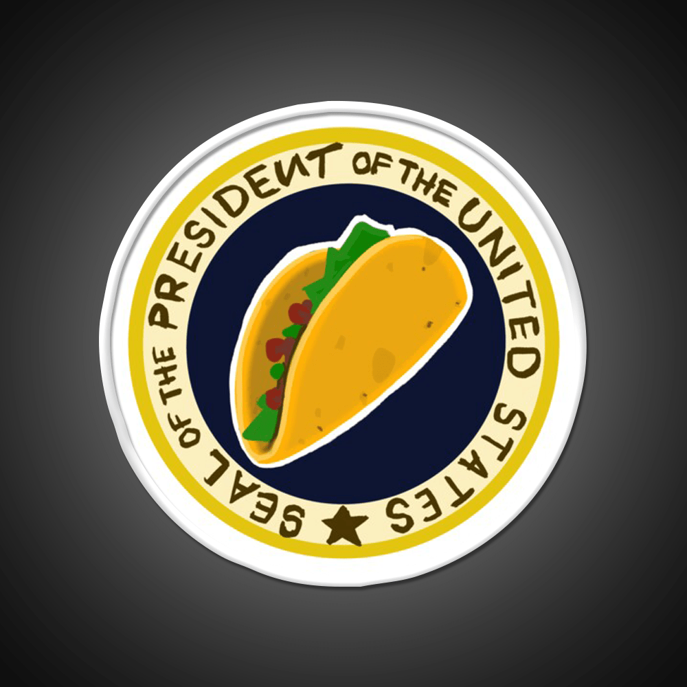 Handwritten Taco Potus Taco Led Neon Sign Mexican Food Sign Rgb Color - Shineneon