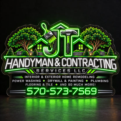 Handyman Services Custom LED Neon Sign | d43b2674f2ee12670c0ed4844da1abc2a610ba1583d07498f752a87095154970 | effect