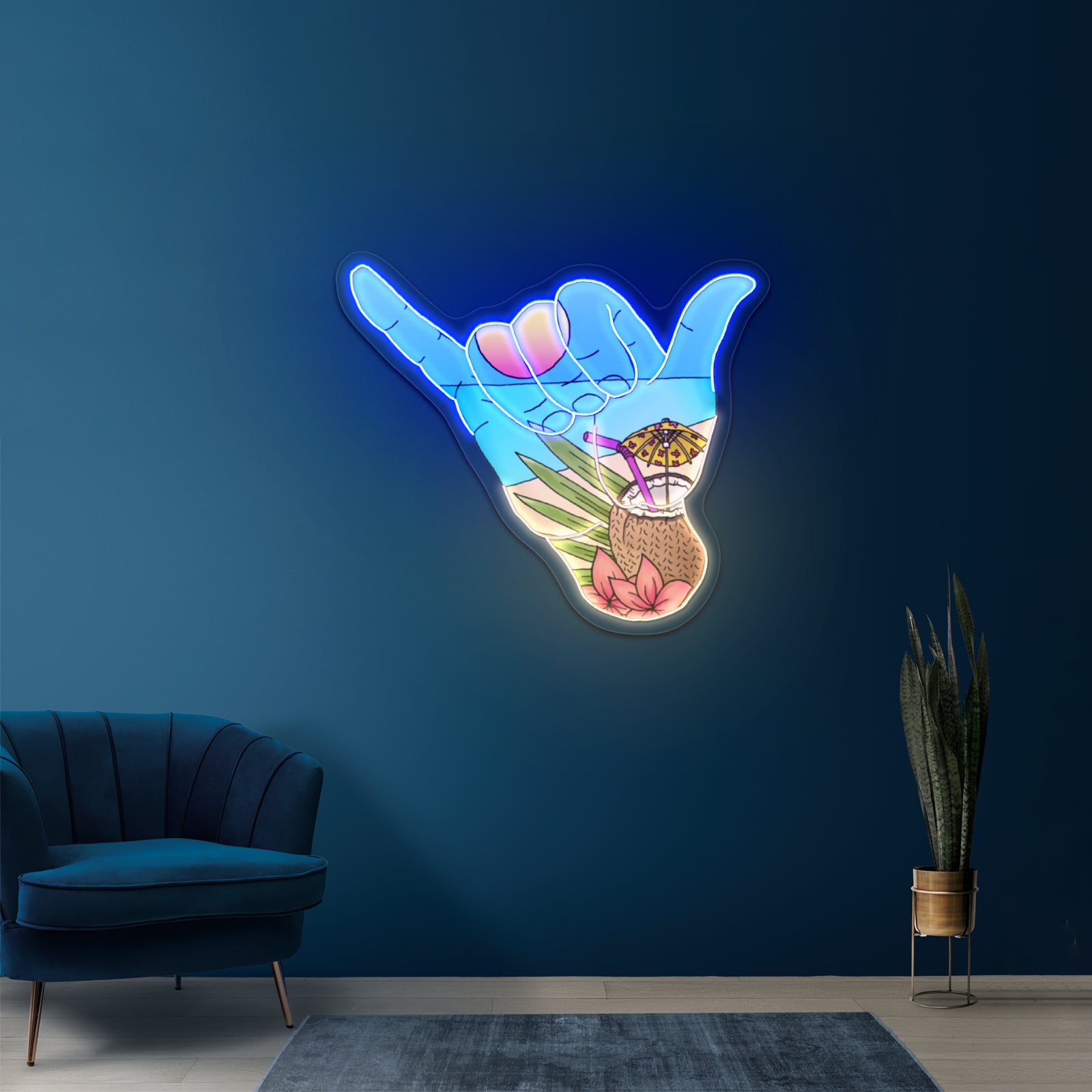 Hang Loose Beach Neon Signs For Sale