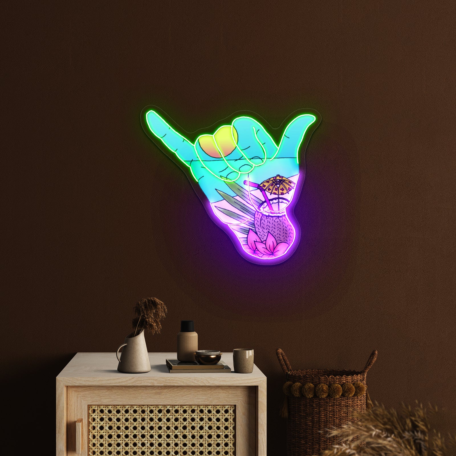 Hang Loose Beach Neon Signs For Sale