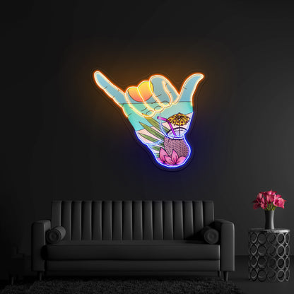 Hang Loose Beach Neon Signs For Sale