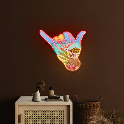 Hang Loose Beach Neon Signs For Sale