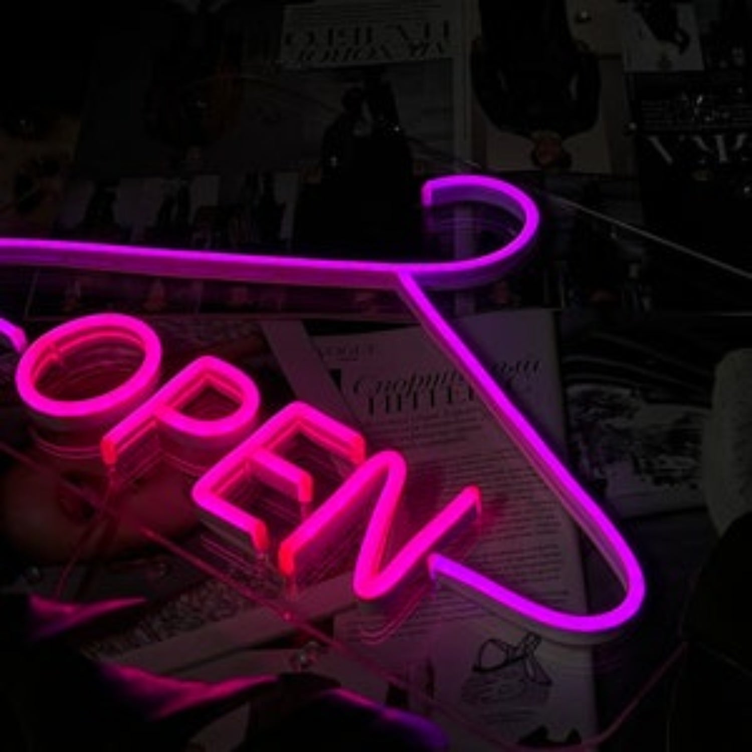 Hanger Open Neon Sign Business Decorations | Shineneon