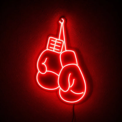 Hanging Boxing Gloves Neon Sign LED Neon Sign high-converting product image