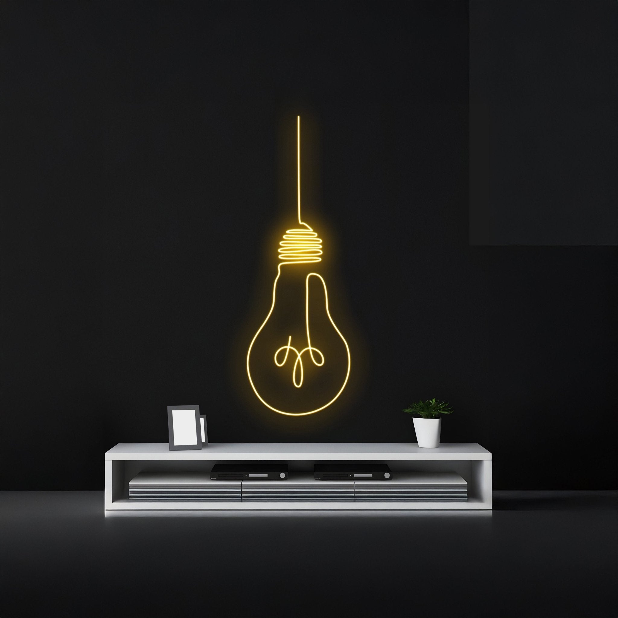 Hanging Lightbulb Neon Sign - Shineneon