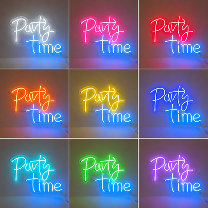 Hanging Party Wall Decor LED Neon Sign color grid