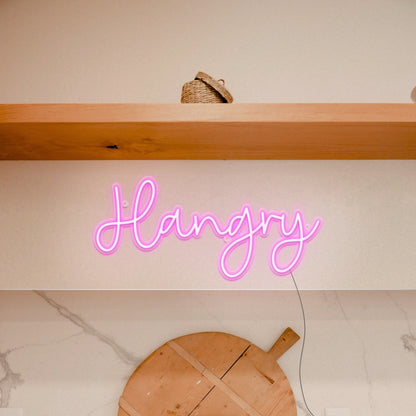 Hangry Led Neon Sign Wall Art | Shineneon