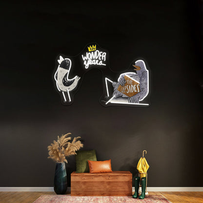Hank The Page Artwork Large Neon Signs - Shineneon