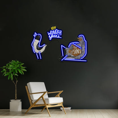 Hank The Page Artwork Large Neon Signs - Shineneon