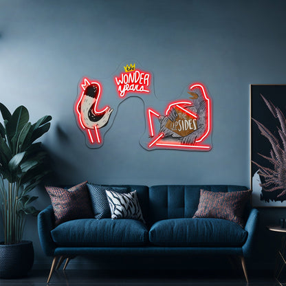 Hank The Page Artwork Large Neon Signs - Shineneon