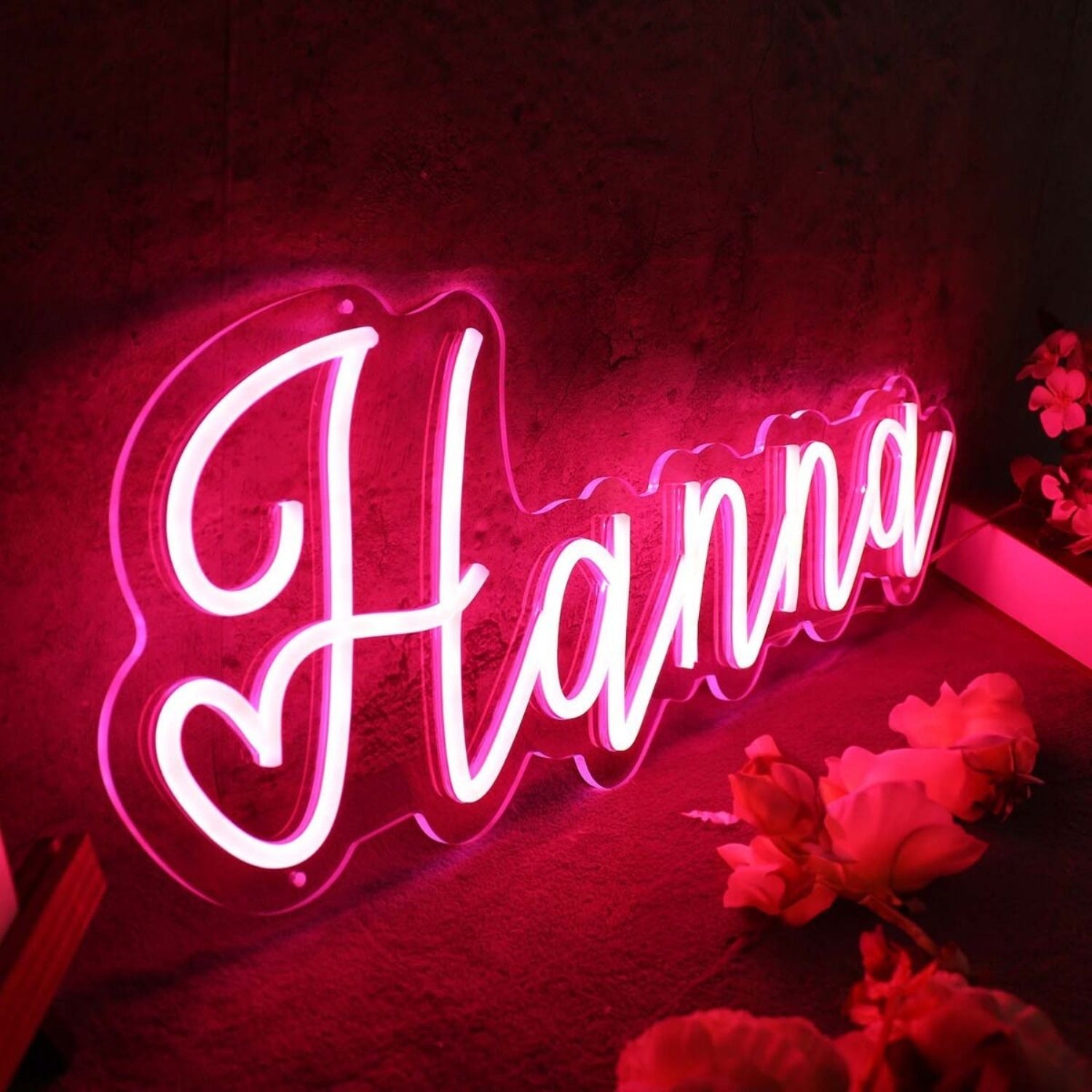 Hanna Red Led Neon Sign - Shineneon