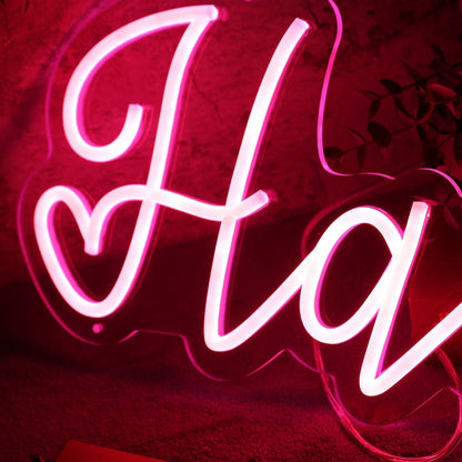 Hanna Red Led Neon Sign - Shineneon