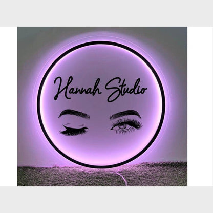 Hannah Studio Acrylic Business Logo Sign - Shineneon