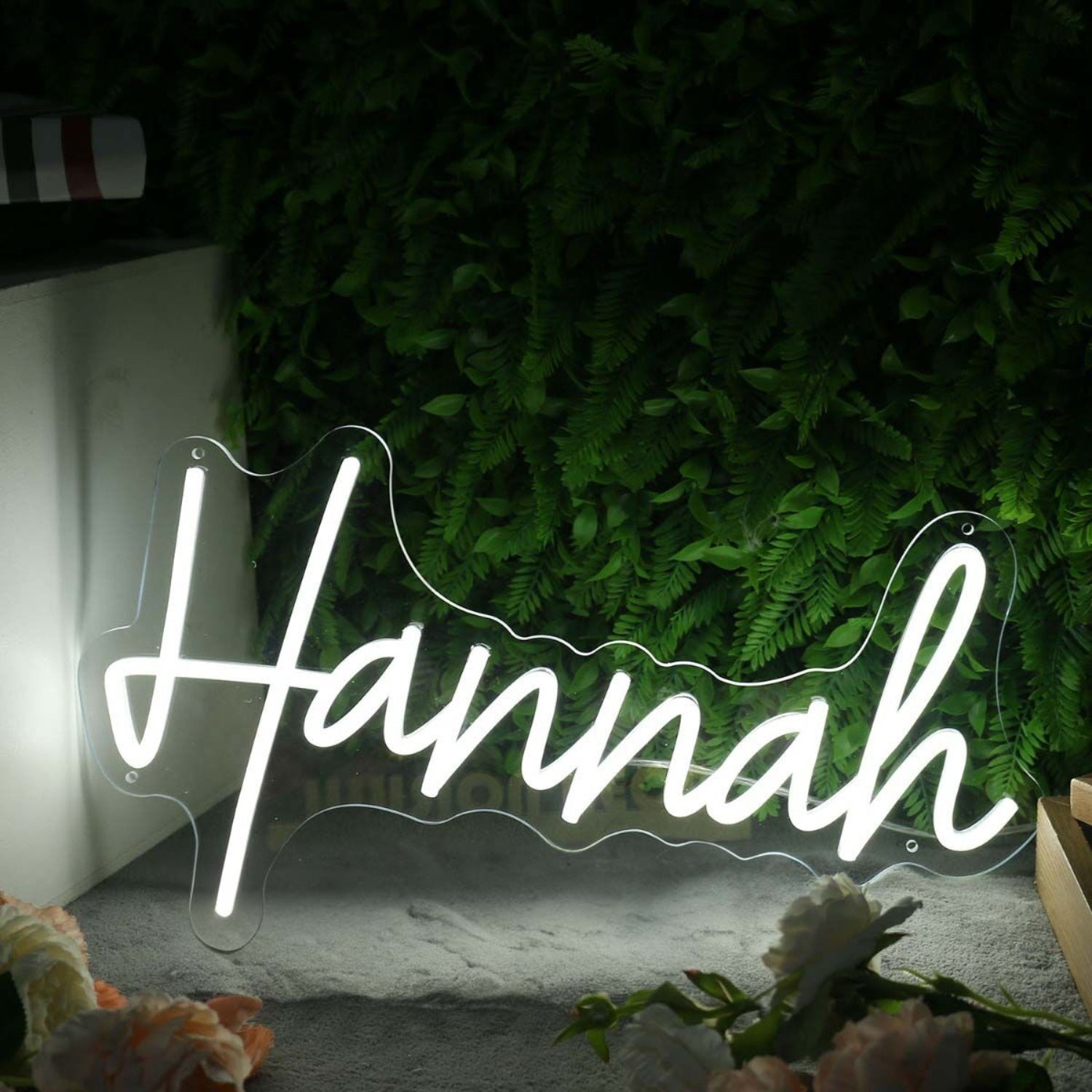 Hannah White Led Neon Sign - Shineneon