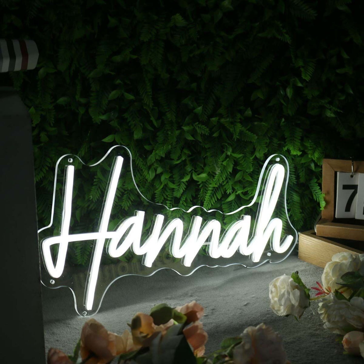 Hannah White Led Neon Sign - Shineneon