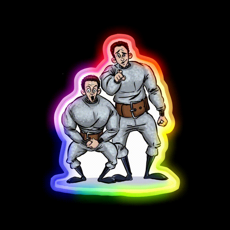 Hans And Franz Gym Fitness Led Neon Sign Rgb Color