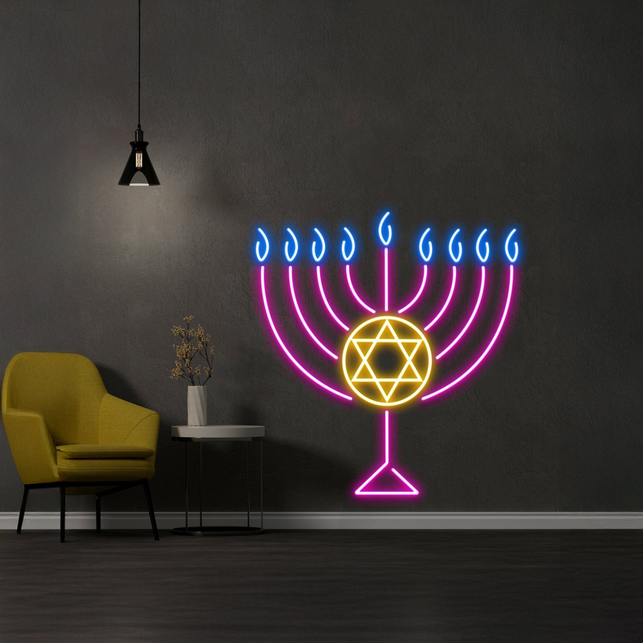 Hanukkah Led Sign Hanukkah Neon Sign - Shineneon