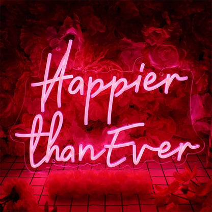 Happier Than Ever Led Neon Sign - Shineneon