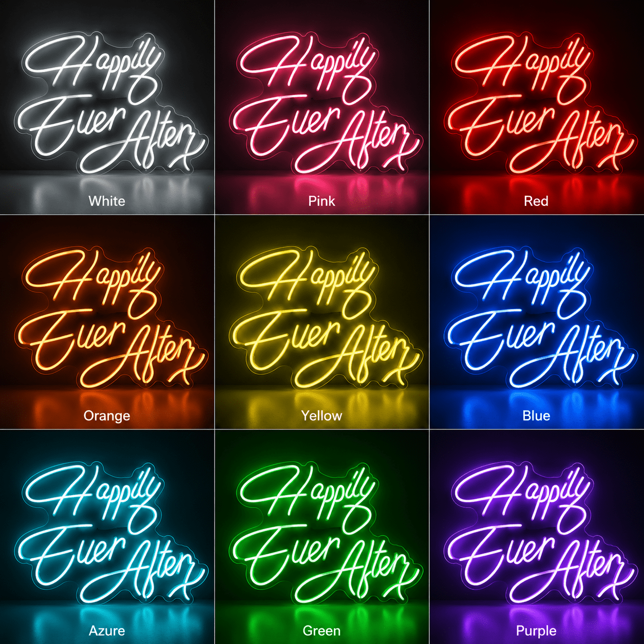Happily Ever After LED Neon Sign Wall Neon Sign - Shineneon