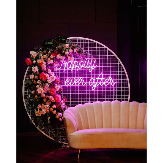 Happily Ever After Led Sign Business Neon Signs Wall Decor