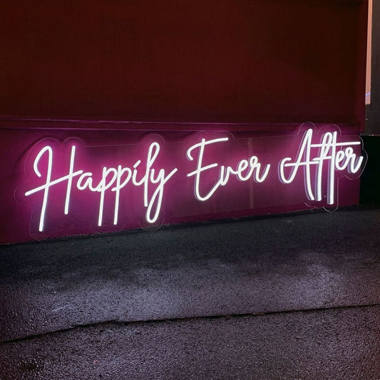 Happily Ever After Led Sign Business Neon Signs Wall Decors