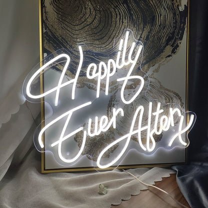 Happily Ever After Wedding Decor Neon Sign | Shineneon