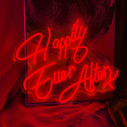 Happily Ever After Wedding Decor Neon Sign | Shineneon