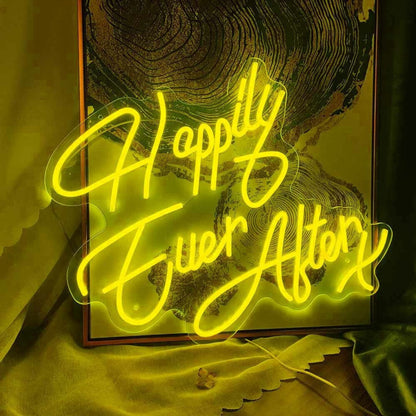 Happily Ever After Wedding Decor Neon Sign | Shineneon