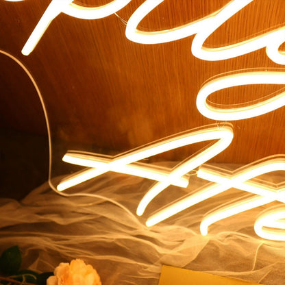 Happily Ever After Yellow Led Neon Sign - Shineneon