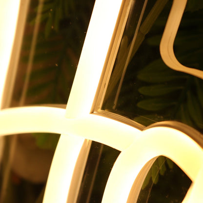 Happily Ever Ahmeds Yellow Led Neon Sign - Shineneon