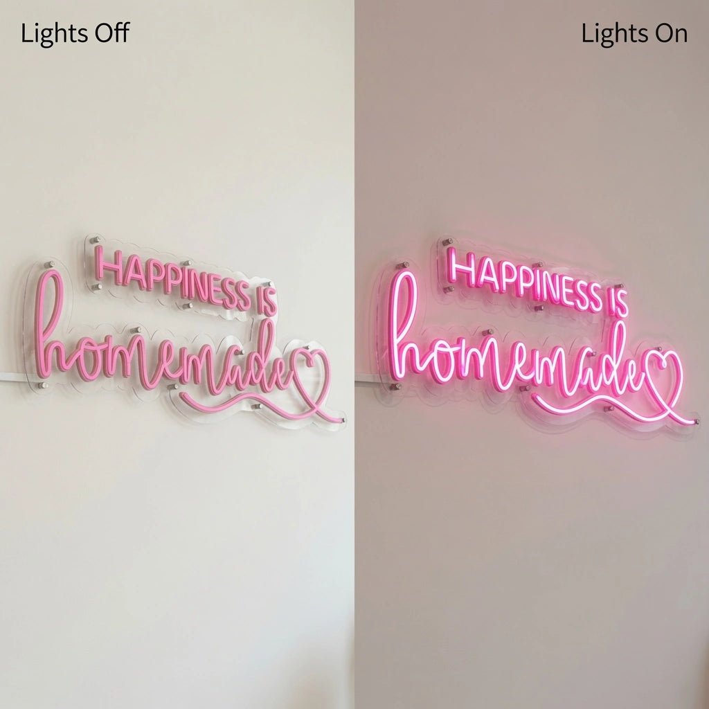 Happiness Is Homemade LED Neon Sign - Shineneon
