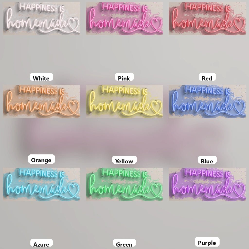 Happiness Is Homemade LED Neon Sign - Shineneon