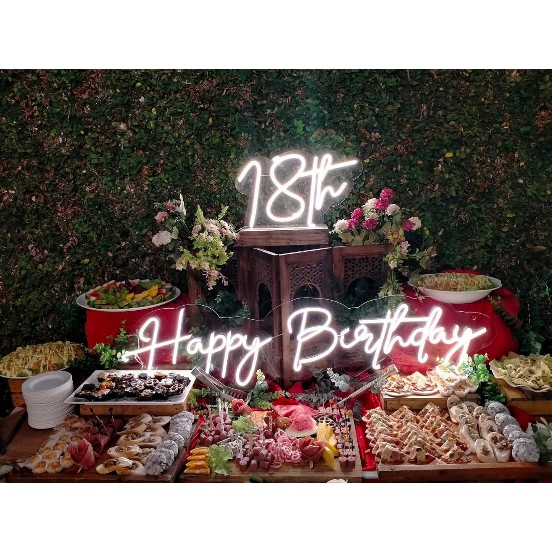 Happy 18th Birthday Neon Sign Led Business S - Shineneon