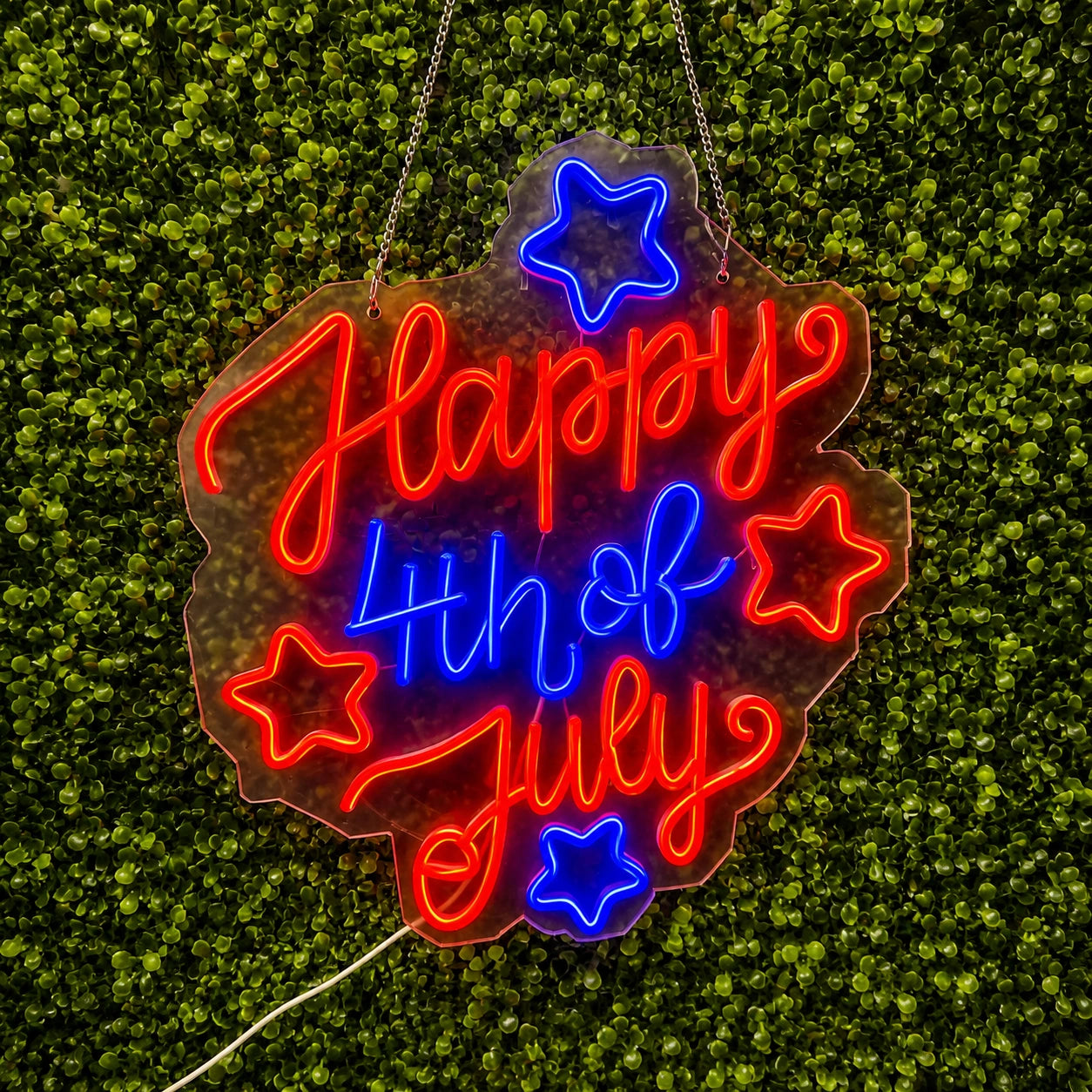 Happy 4th Of July LED Neon Sign high-converting product image