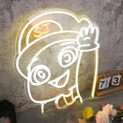 Happy Anime Boy Custom Led Neon Sign - Shineneon
