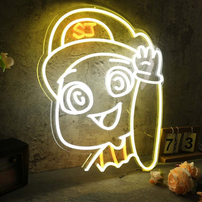 Happy Anime Boy Custom Led Neon Sign - Shineneon