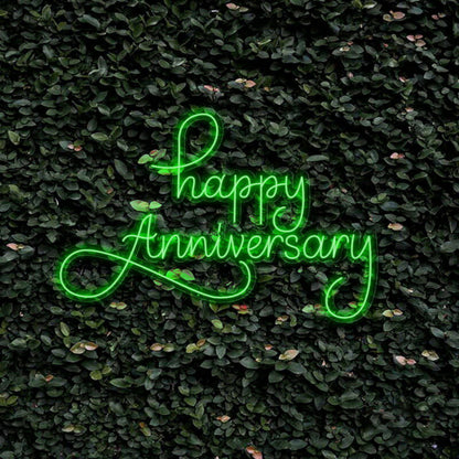 Happy Anniversary Neon Sign | Shineneon