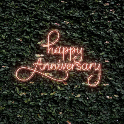 Happy Anniversary Neon Sign | Shineneon