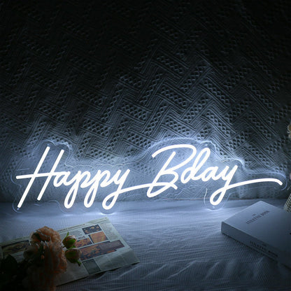 Happy Bday Led Neon Sign - Shineneon