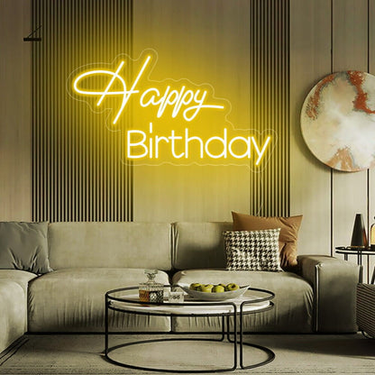 Happy Bday Neon Sign | Shineneon