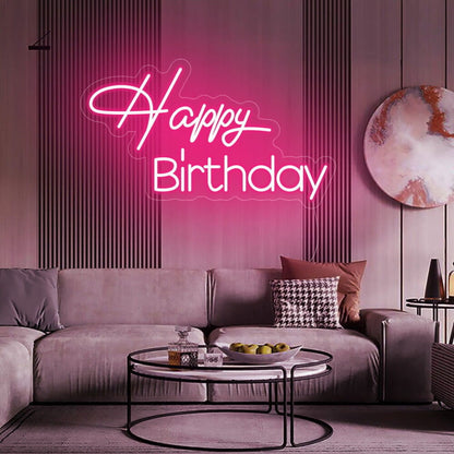 Happy Bday Neon Sign | Shineneon