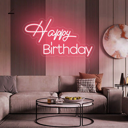 Happy Bday Neon Sign | Shineneon