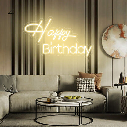 Happy Bday Neon Sign | Shineneon