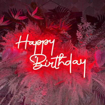 Happy Birthday Celebration Deco Neon Sign | Shineneon