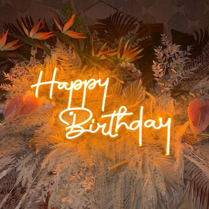 Happy Birthday Celebration Deco Neon Sign | Shineneon