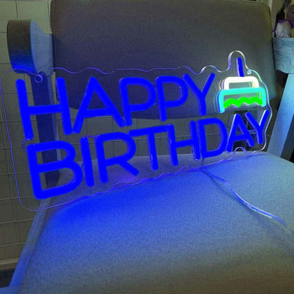 Happy Birthday Celebration Neon Sign | Shineneon