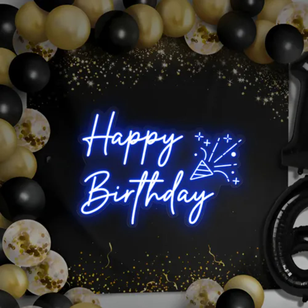 Happy Birthday Cheers Led Neon Sign | Shineneon