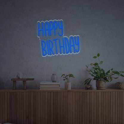 Happy Birthday For Family Led Neon Sign | Shineneon