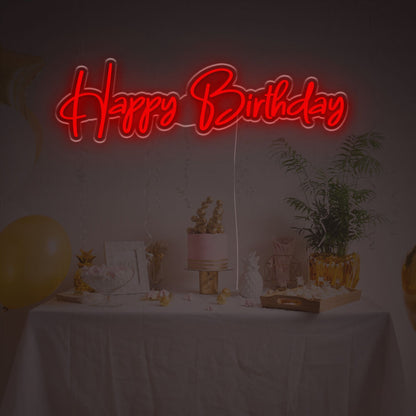Happy Birthday For Home Decor Led Neon Sign | Shineneon